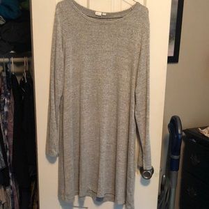 Grey lightweight fabric GAP dress, size large